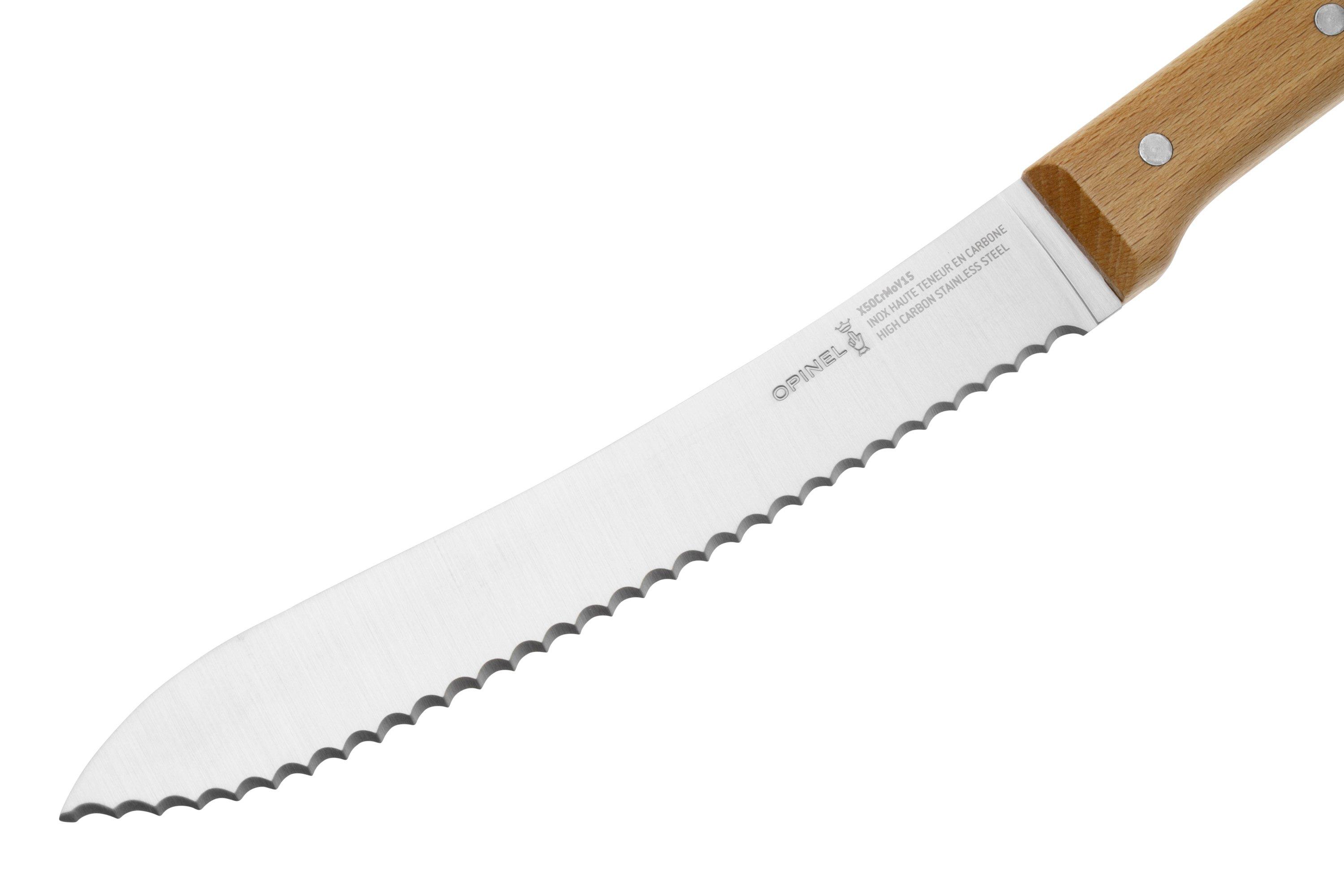 Opinel Parallèle Bread knife N ° 116, 21 cm Advantageously shopping at Knivesandtools.co.uk