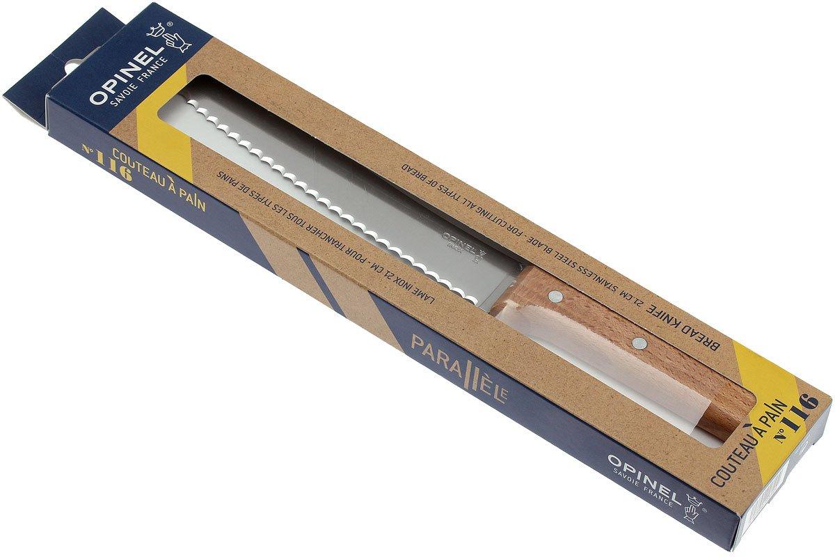 Opinel Parallèle Bread knife N ° 116, 21 cm Advantageously shopping