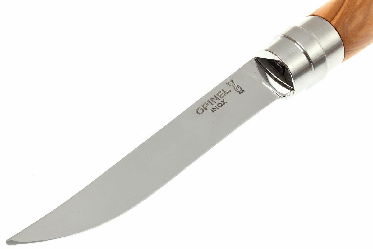 Opinel 4piece steak knife set, Olive wood Advantageously shopping at