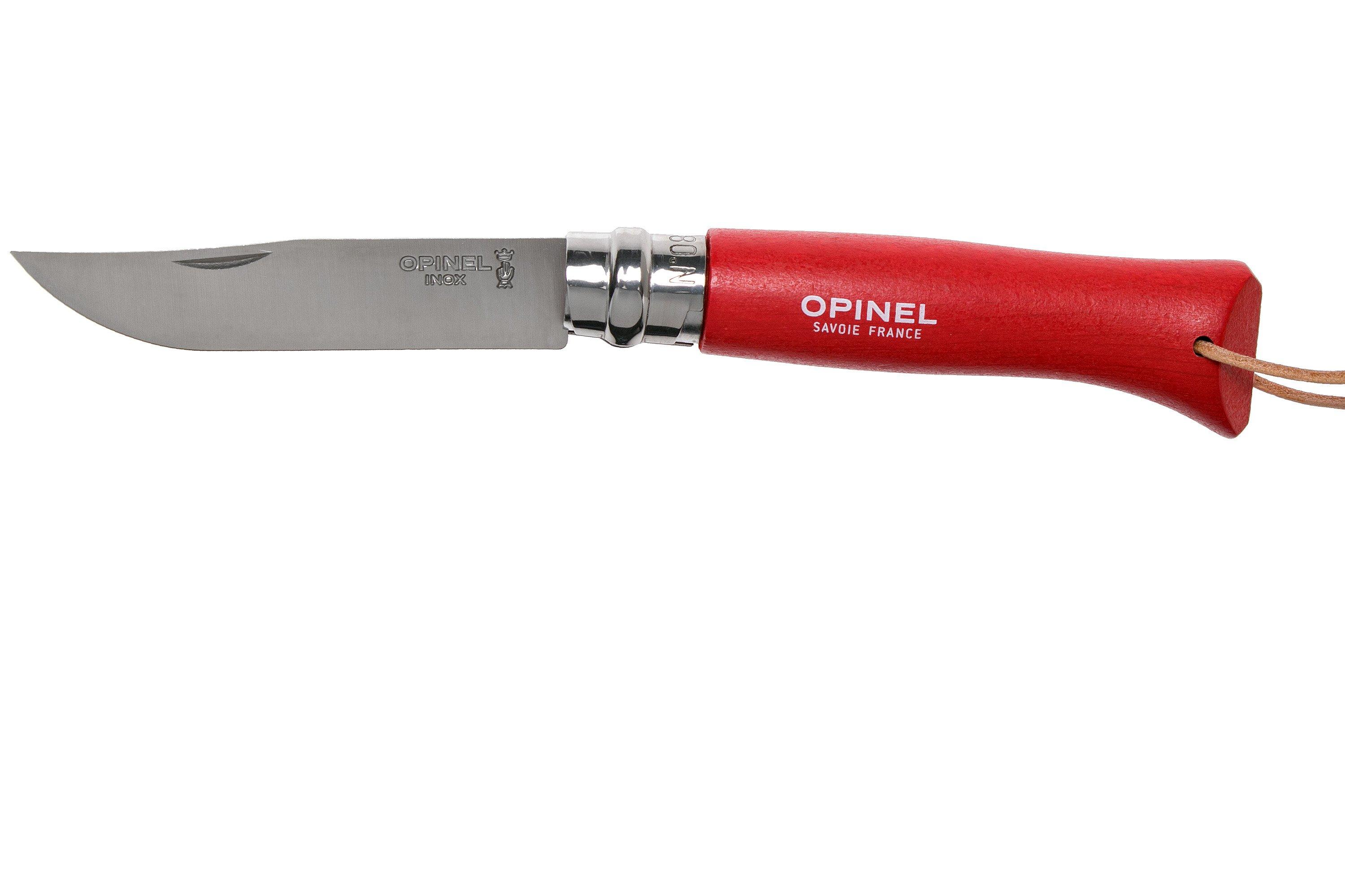Couteau baroudeur n°8 rouge - Opinel