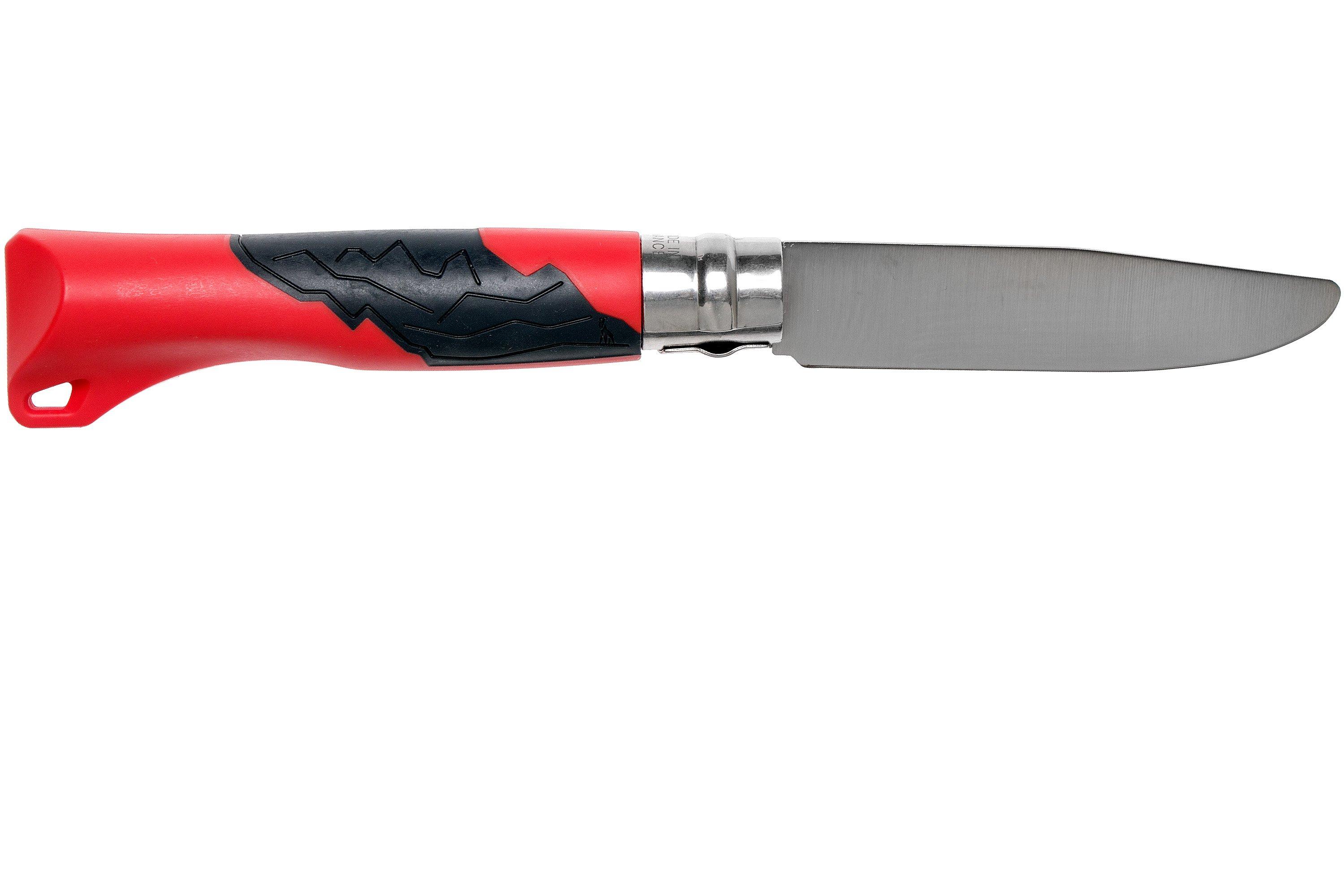 Opinel Outdoor No. 07 Junior pocket knife, Red | Advantageously