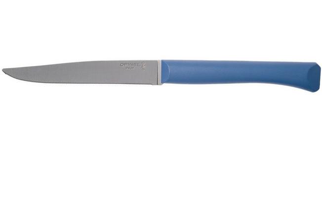 Image for Opinel Bon Appétit+ table knife N°125, blue, micro-serrated blade