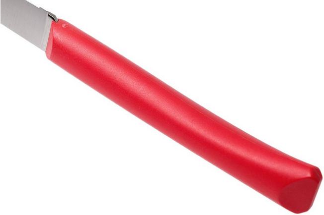 Image for Opinel Bon Appétit+ table knife N°125, red, micro-serrated blade