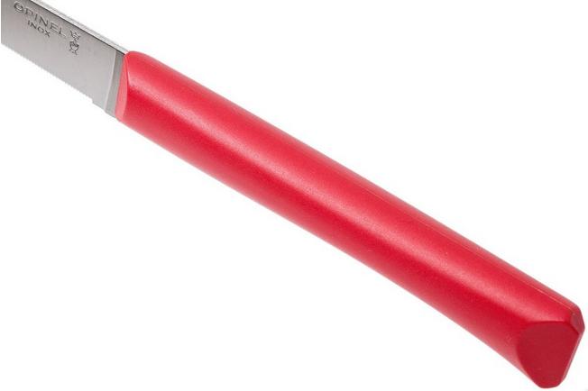 Image for Opinel Bon Appétit+ table knife N°125, red, micro-serrated blade