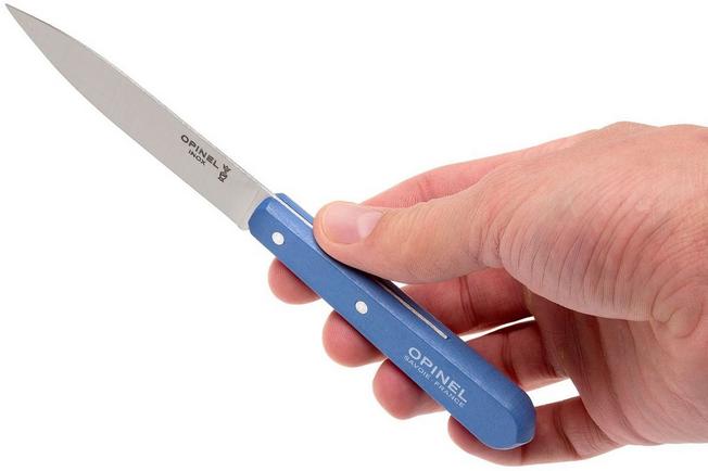 Opinel Couteau Office n°312 Essentiels Bleu - Lame lisse 10cm