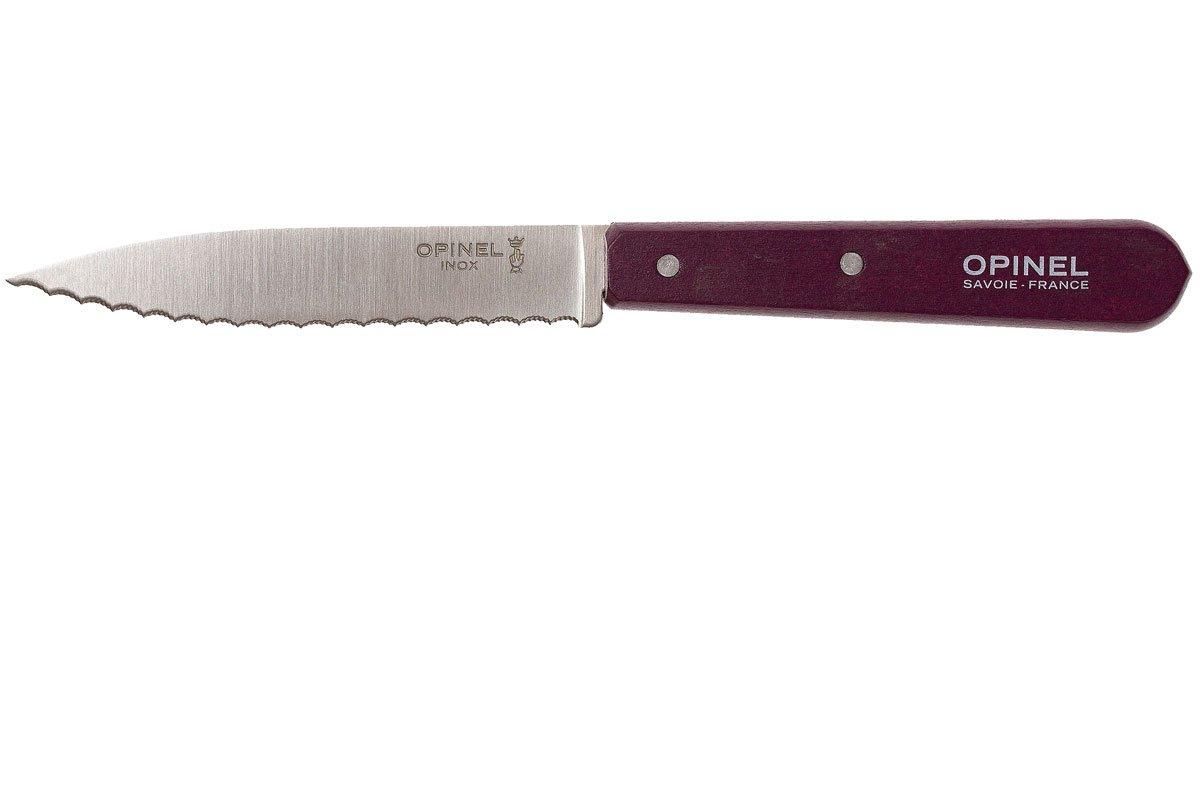 Opinel serrated peeling knife N°113, purple Advantageously shopping
