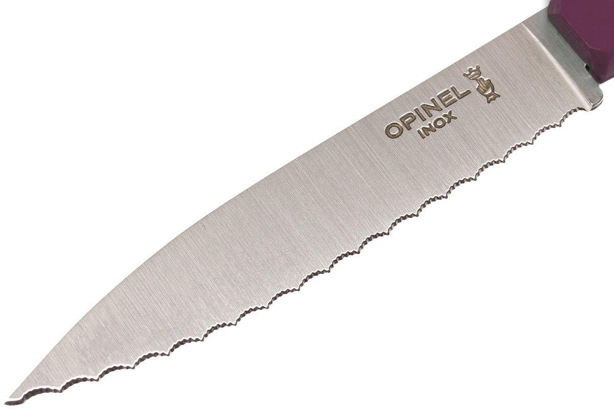 Opinel serrated peeling knife N°113, purple Advantageously shopping