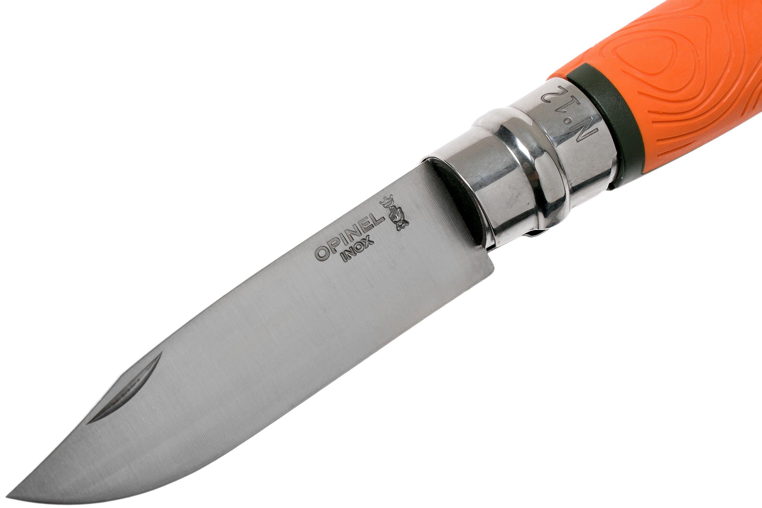 Opinel - No. 12 Explore Nature Bushcraft - multipurpose green - Knife