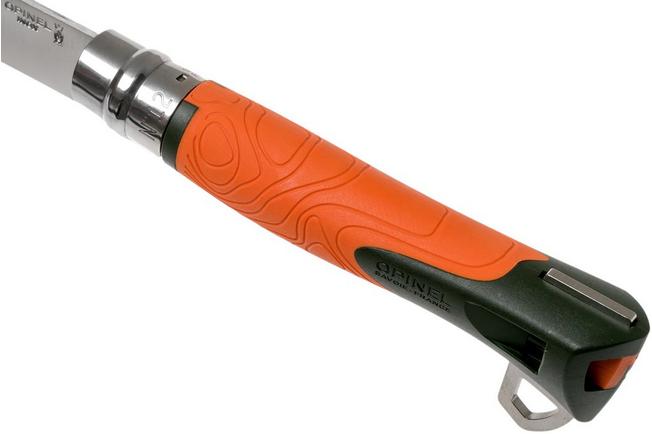 Opinel - OP01975ORGY - No 12 Folder - Orange and Grey - Sharp Things OKC