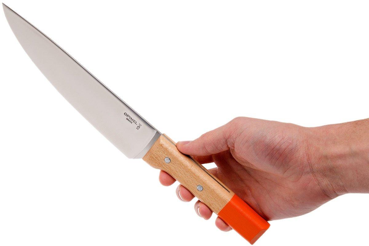 Opinel Parallèle POP N°118 coltello da chef 20 cm, arancione Fare