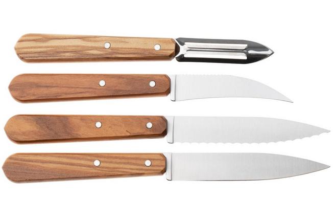 Bild für Opinel 002163 Les Essentiels Olivenholz-Schälset