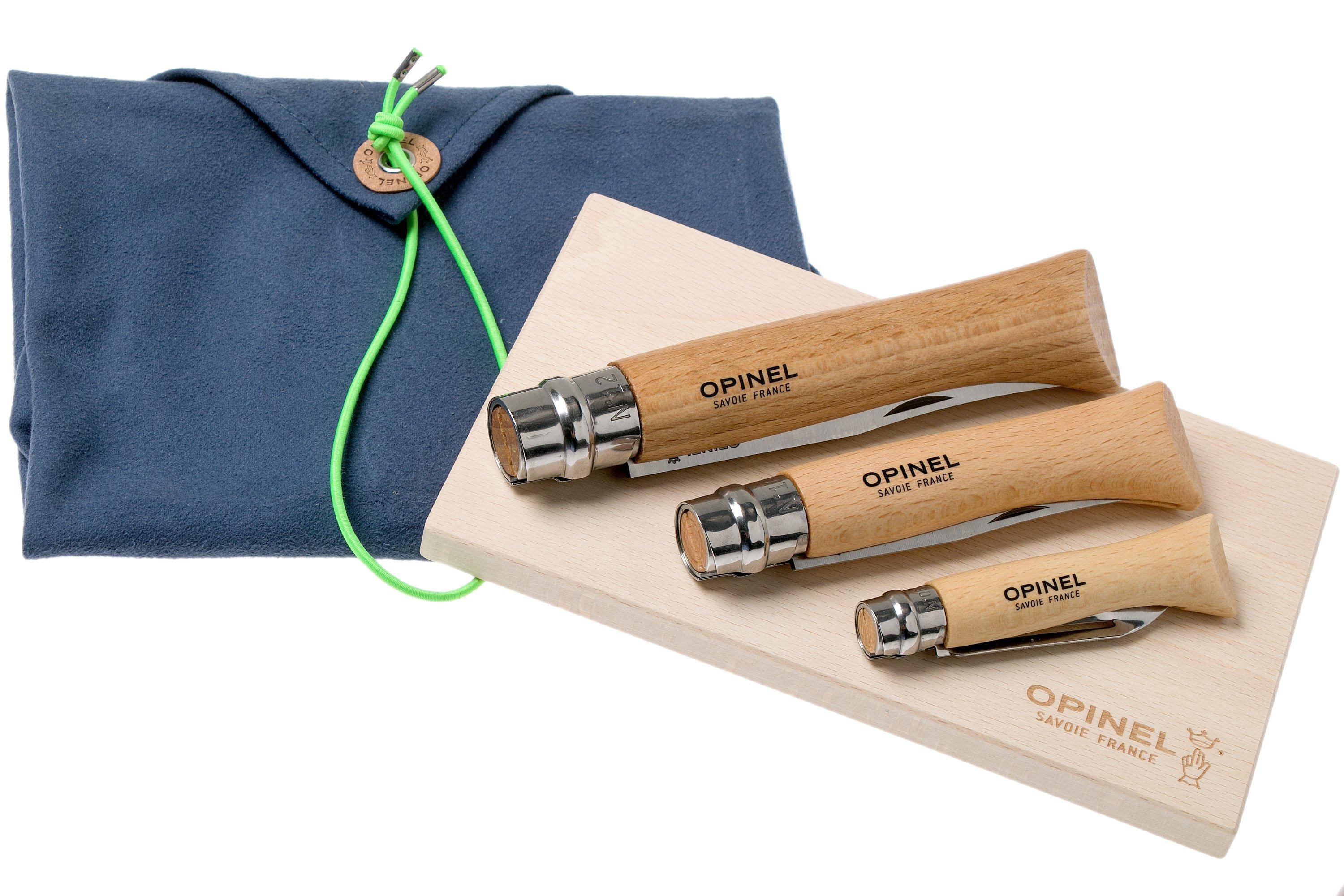 Opinel Nomad Cooking Kit 2177, picnic knife set Advantageously