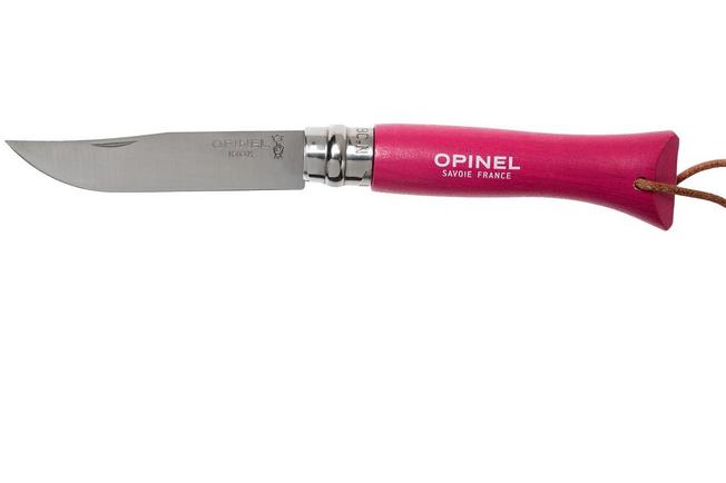 Opinel Trekking No. 06RV pocket knife, Raspberry