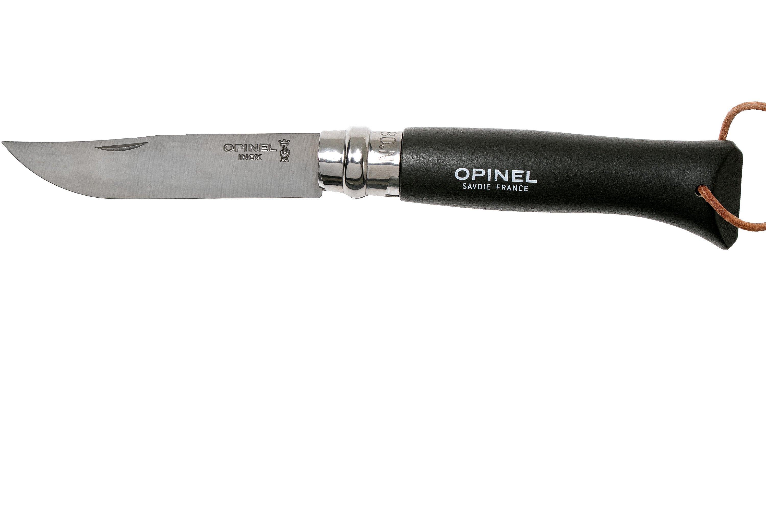 Couteau Opinel 8,5 Cm Baroudeur Noir Brun - 002211 - OPINEL