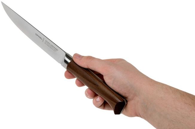 Set de 6 couteaux à steak Opinel, bois d'olivier  Achetez à prix  avantageux chez knivesandtools.be