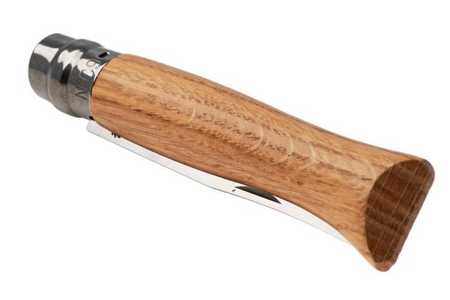 Afbeelding voor Opinel No. 09, 002424, Satin Stainless Steel, Oak Wood zakmes