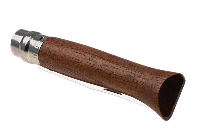 Afbeelding voor Opinel No. 09, 002425, Satin Stainless Steel, Walnut Wood zakmes