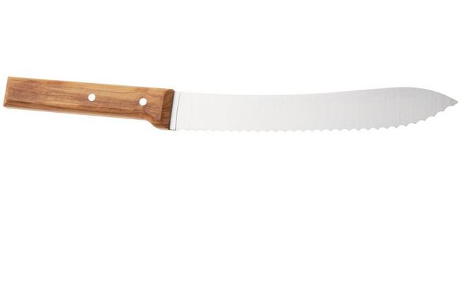 Afbeelding voor Opinel Parallèle No. 116 broodmes 21 cm, olijfhout