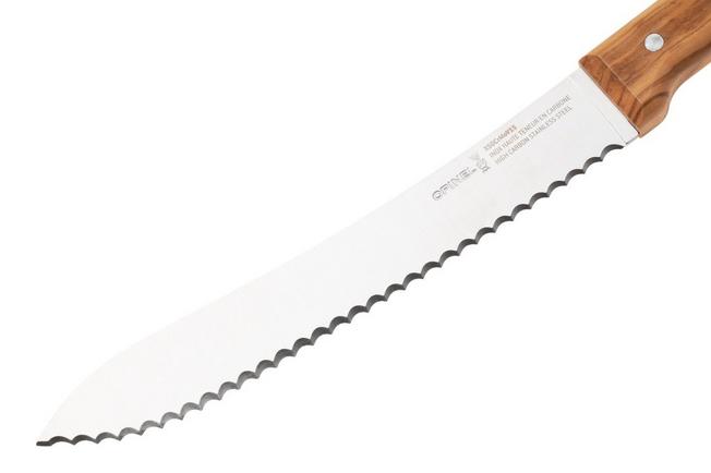 Afbeelding voor Opinel Parallèle No. 116 broodmes 21 cm, olijfhout