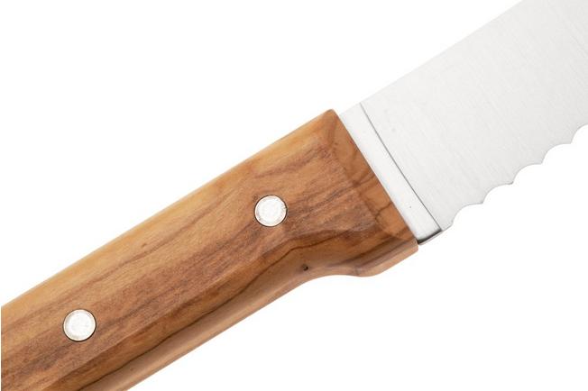 Afbeelding voor Opinel Parallèle No. 116 broodmes 21 cm, olijfhout