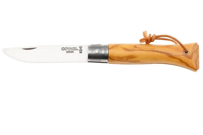 Image pour Opinel Néo6 Opiflex 002504 Stainless Steel, Olive Wood, couteau de poche slipjoint