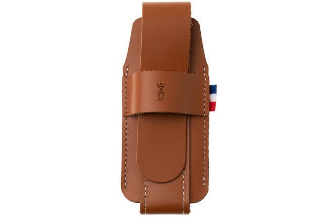 Afbeelding voor Opinel France 2024 Leather Sheath, 002549, lederen schede