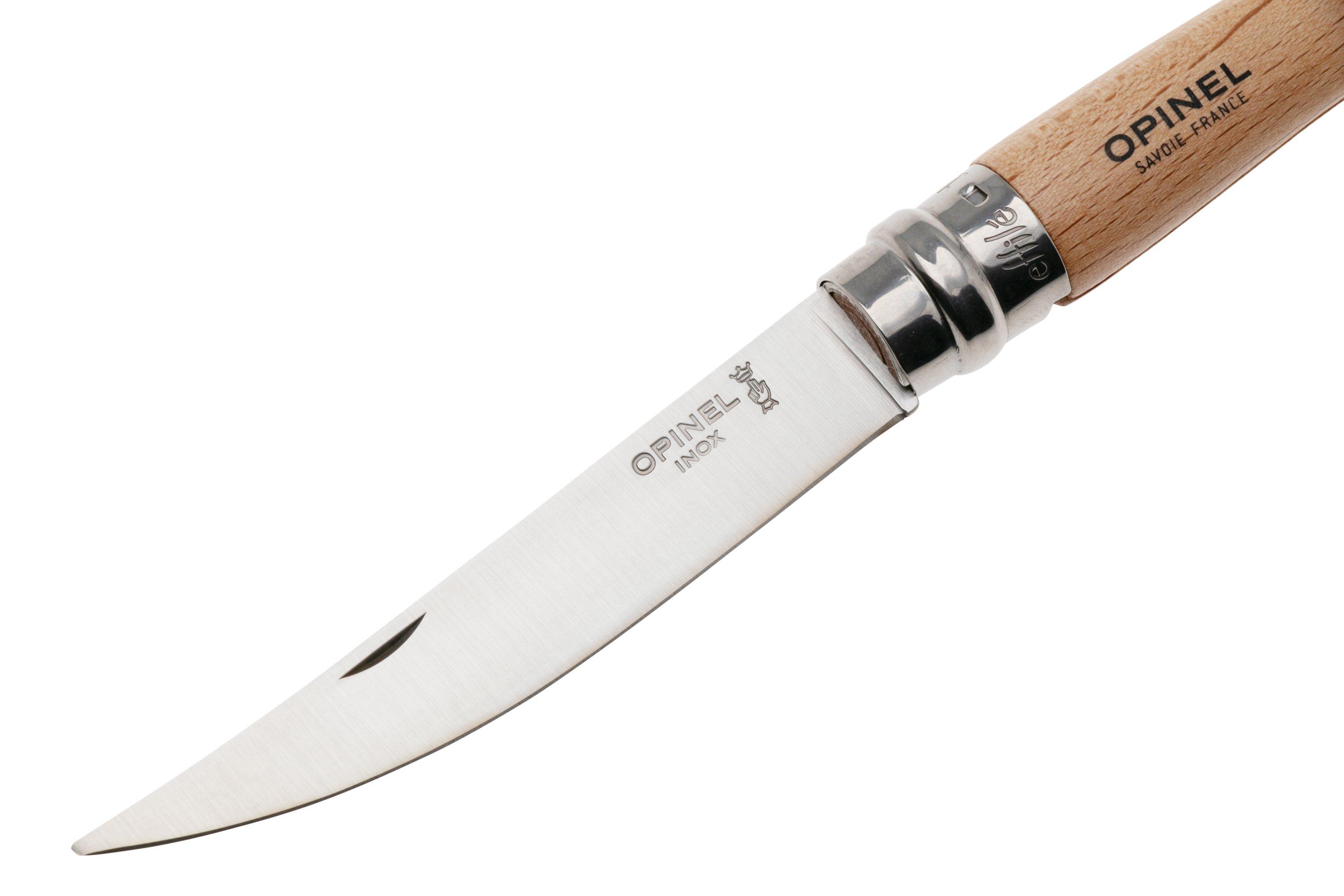 Opinel Effilé No. 10, 002559, beech wood, pocket knife | Advantageously  shopping at Knivesandtools.co.uk
