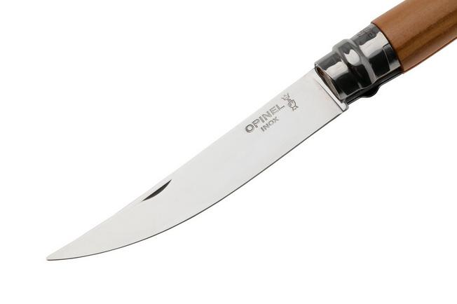 Opinel  No.10 Effilé Stainless Steel Slim Folding Knife - OPINEL USA