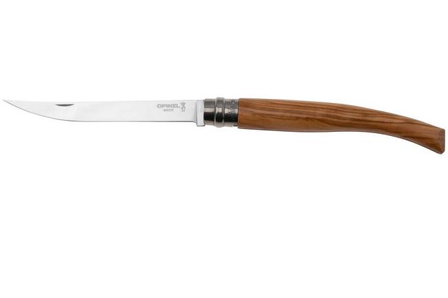 Opinel Effilé No. 12, 002564, legno d'ulivo, coltello da tasca