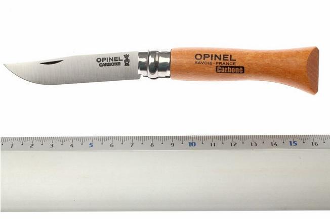 Opinel No. 12 Navaja Carbone, acero carbono