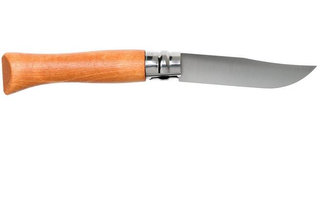 Opinel No. 09 coltello da tasca, acciaio al carbonio, lunghezza lama 9 cm