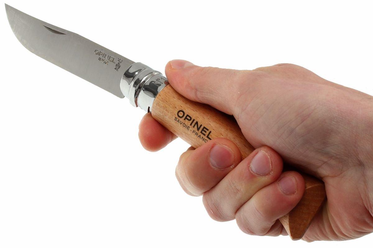 Opinel pocket knife No. 10, stainless steel, 10 cm | Advantageously ...