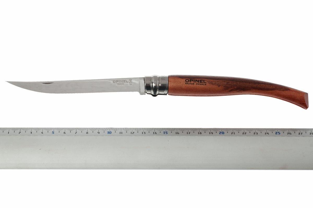 Coltello chiudibile per sfilettare Opinel N°12 legno noce