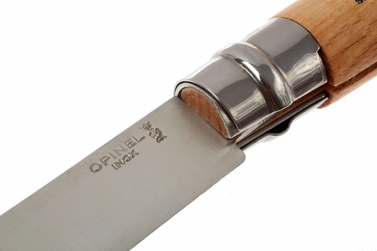 Opinel No. 12 pocket knife, carbon steel, blade length 12 cm