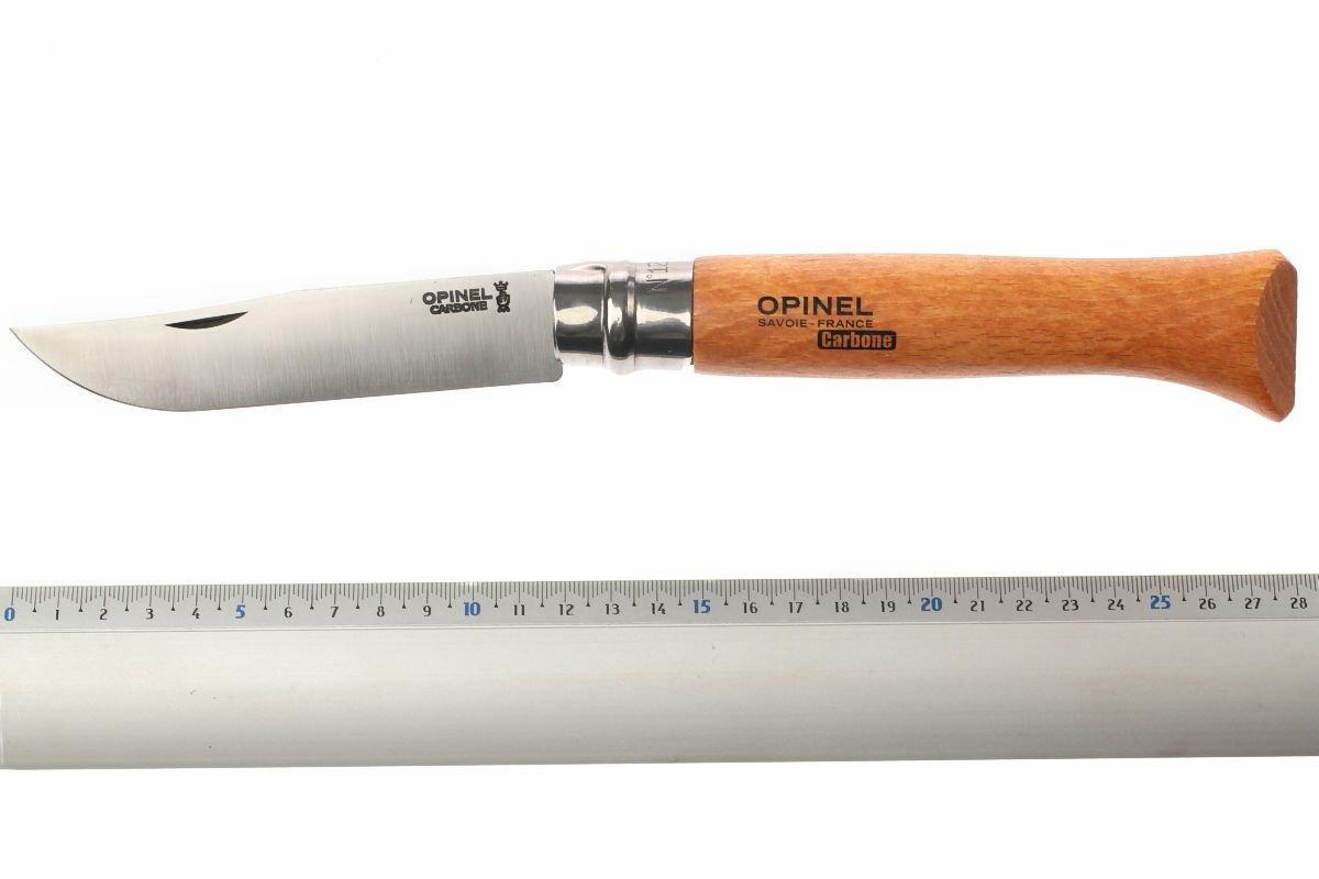 Navaja Opinel N.12 Con Anillo Seguridad Hoja De Carbono Febo - FEBO