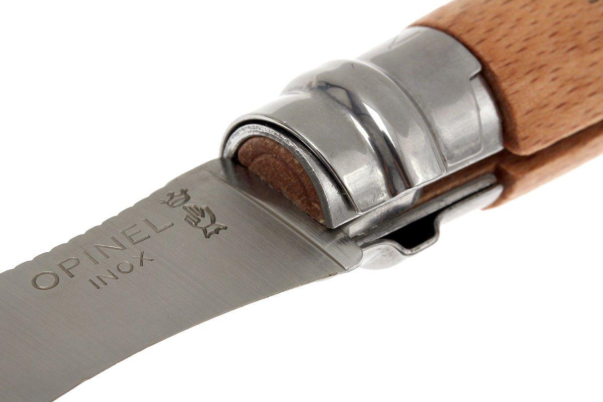 OPINEL N°8 Couteau Champignon Hêtre 2023 Expédition Camping Couteau et  popote mixte