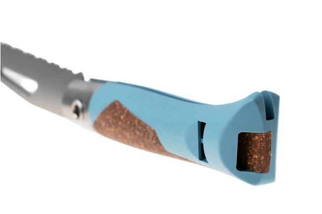 Obraz dla Nóż składany Opinel Néo7 Alpine 3239, Made For The Elements, Satin Stainless Steel, Glacier Blue Polypropylene, Cork Inlay, ząbkowany