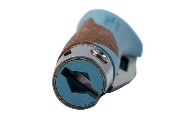 Obraz dla Nóż składany Opinel Néo7 Alpine 3239, Made For The Elements, Satin Stainless Steel, Glacier Blue Polypropylene, Cork Inlay, ząbkowany