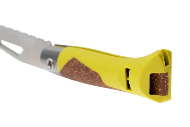 Obraz dla Nóż składany Opinel Néo7 Alpine 3241, Made For The Elements, Satin Stainless Steel, Linden Yellow Polypropylene, Cork Inlay, ząbkowany