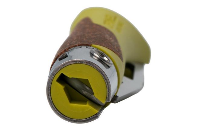Obraz dla Nóż składany Opinel Néo7 Alpine 3241, Made For The Elements, Satin Stainless Steel, Linden Yellow Polypropylene, Cork Inlay, ząbkowany