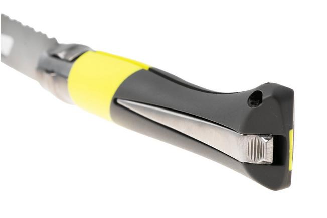 Immagine per Opinel No. 09 Ocean 3260, Made For The Elements, Satin Stainless Steel, Yellow Polyamide, coltello da marinaio parzialmente seghettato