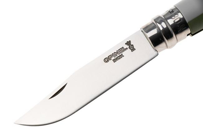 Obraz dla Nóż składany Opinel No. 08 Horizon 3304, Made For The Elements, Satin Stainless Steel, Pebble Grey / Khaki Polyamide