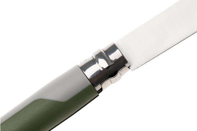 Obraz dla Nóż składany Opinel No. 08 Horizon 3304, Made For The Elements, Satin Stainless Steel, Pebble Grey / Khaki Polyamide
