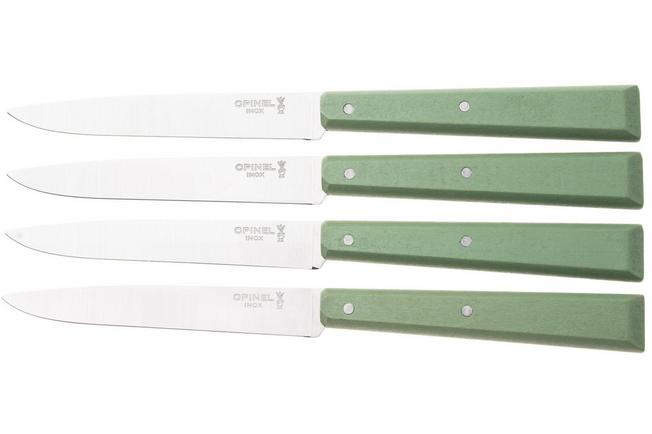 Afbeelding voor Opinel Bon Appetit 3326 Sage, 4-delige tafelmessenset