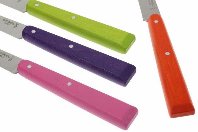 Opinel Bon Appetit Pop Spirit Steak Knives, Set of 4