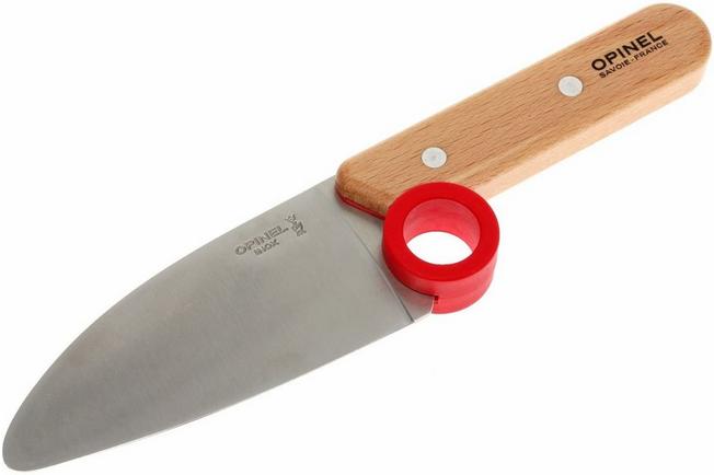 Opinel couteau de cuisine et protège-doigt 'Le petit chef