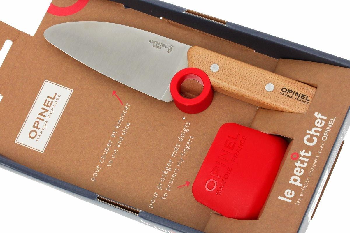 Set Da Cucina Bambino Opinel Le Petit Chef – Coltello, Pelapatate E Proteggidita, Dai 7 Anni, Fabbricazione Francese – Blu
