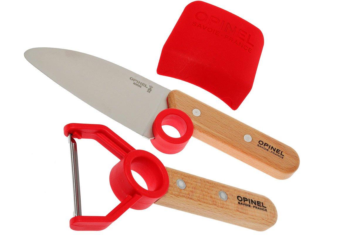 Set Le Petit Chef para niños: cuchillo y protector - Acero inoxidable -  Opinel