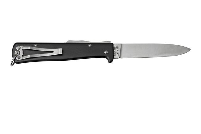 Otter Mercator 10-436 RG R Large Black Stainless Pocketclip, pocket knife