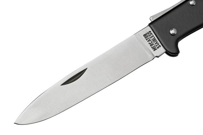 OTTER-MESSER 10-436RGR Mercator Large Stainless Steel Folding Knife -  Pocket Clip